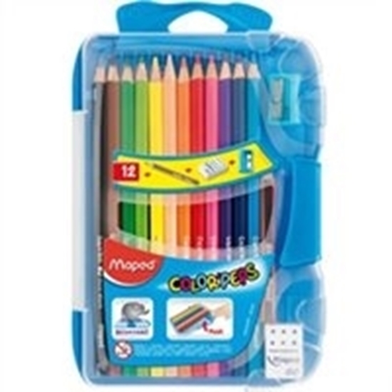 Imagen de Color maped peps set x12 +sac+goma