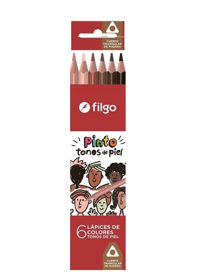 Imagen de color Filgo resina pinto tonos de piel - estuche 6 unidades