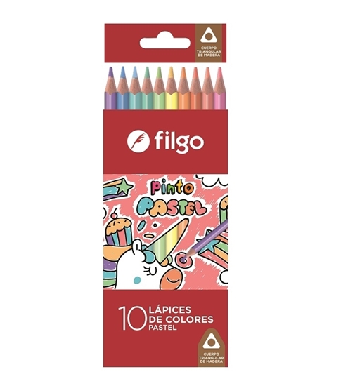 Imagen de color Filgo resina pinto pasteles - estuche 10 surtido