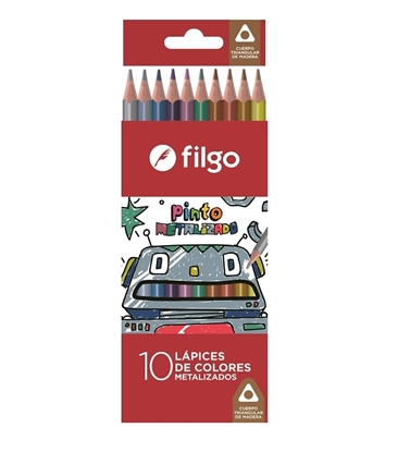 Imagen de color Filgo resina pinto metalizados - estuche 10surtido