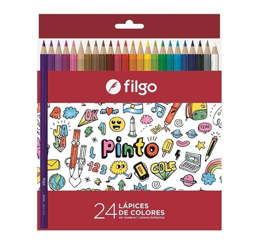 Imagen de color Filgo de resina pinto - estuche 24 surtido