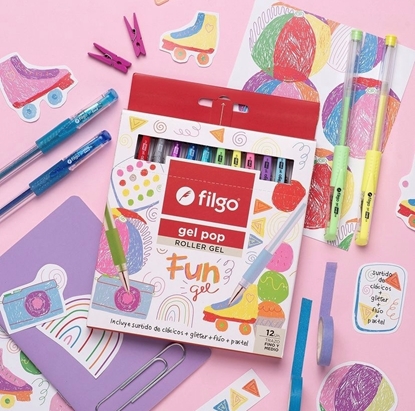 Imagen de Filgo roller gel pop - estuche 12 fun