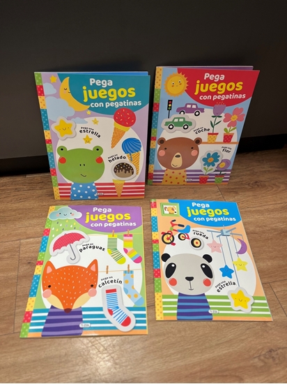 Imagen de Libro pega juegos con Pegatinas