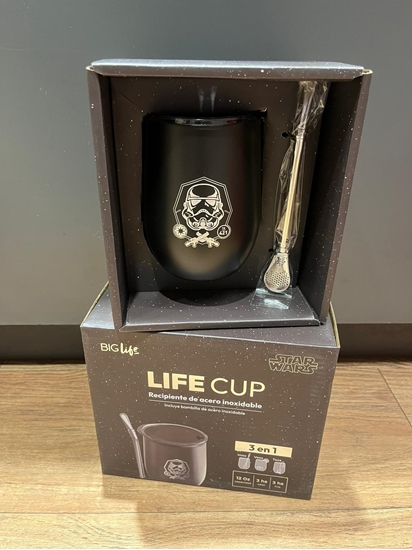 Imagen de Life cup mate con bombilla star wars