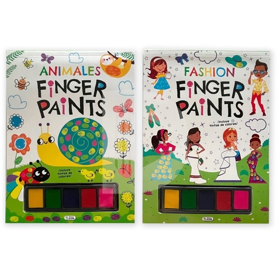 Imagen de Libro coleccion finger paints