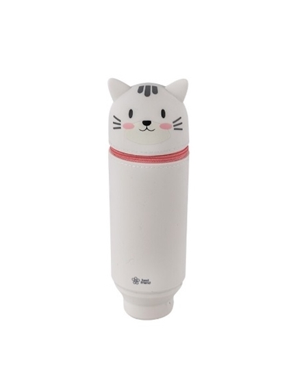 Imagen de Brw cartuchera silicona retractil best friend -cat