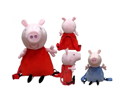 Imagen de Peppa pig y george mochila