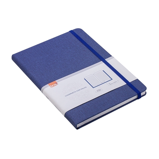 Imagen de Libreta brw a5 con elastico 80 hojas azul