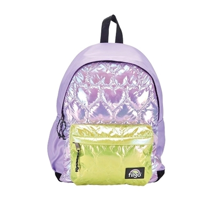 Imagen de Mochila filgo keiway  aesthetic 17´´ /metalaseado violeta pastel