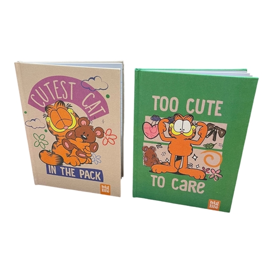 Imagen de Cuaderno big life cosido garfield rayado