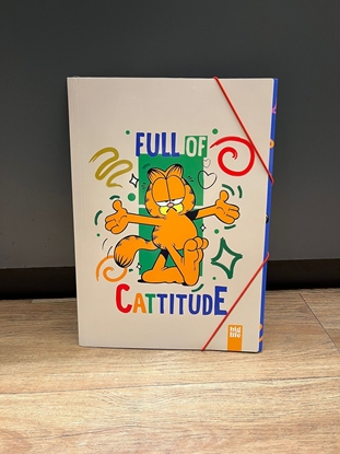 Imagen de Carpeta c/elástico 1/8 big life garfield laminada