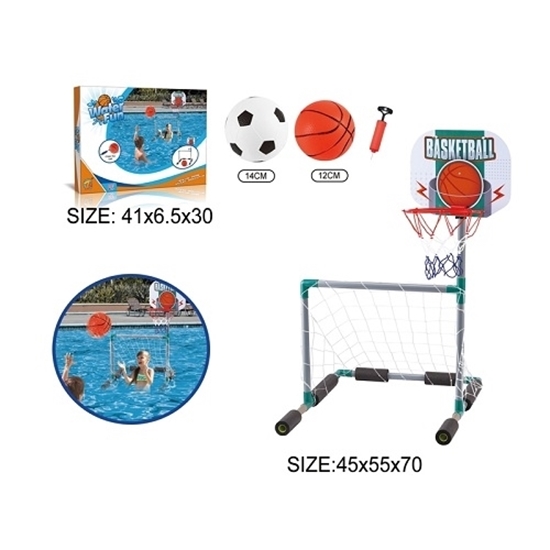 Imagen de A.Arco kit basket y futbol para piscina           /36